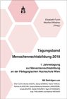 Buchcover Tagungsband Menschenrechtsbildung 2018