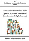 Buchcover Sprache, Kulturen, Identitäten: Umbrüche durch Digitalisierung