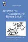 Buchcover Umgang mit Gedichten von Bertolt Brecht