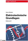 Buchcover Elektrotechnische Grundlagen