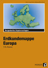 Buchcover Erdkundemappe Europa