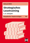 Buchcover Strategisches Lesetraining - 5.-8. Klasse
