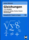 Buchcover Gleichungen - 7./8. Klasse