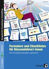 Buchcover Formulare und Checklisten für Klassenlehrer