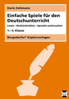 Buchcover Einfache Spiele für den Deutschunterricht