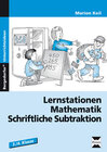 Buchcover Lernstationen Mathematik: Schriftliche Subtraktion