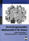 Buchcover Vertretungsstunden Mathematik 9./10. Klasse