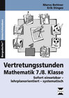 Buchcover Vertretungsstunden Mathematik 7./8. Klasse