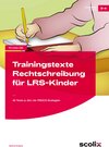 Buchcover Trainingstexte Rechtschreibung für LRS-Kinder
