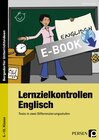 Buchcover Lernzielkontrollen Englisch