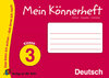 Buchcover Mein Könnerheft - Deutsch, Klasse 3