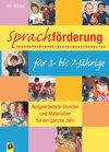 Buchcover Sprachförderung für 3- bis 7-Jährige