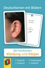 Buchcover Kleidung und Körper - Deutsch, Englisch, Französisch und Arabisch