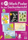 Buchcover 6 A1-Poster für den Sachunterricht: Deutschland, Europa, Wasserkreislauf, Sonnensystem, Bäume, Ernährungspyramide