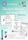 Buchcover 55 A4-Merkblätter Deutsch-Wissen auf einen Blick – Klasse 1 bis 4