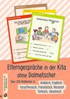 Buchcover Elterngespräche in der Kita ohne Dolmetscher