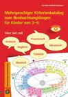 Buchcover Mehrsprachiger Kriterienkatalog zum Beobachtungsbogen für Kinder von 3 bis 6
