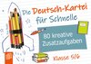 Buchcover Die Deutsch-Kartei für Schnelle