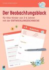 Buchcover Der Beobachtungsblock für Kita-Kinder von 3–6 Jahren