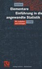 Buchcover Elementare Einführung in die angewandte Statistik