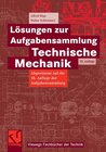Buchcover Lösungen zur Aufgabensammlung Technische Mechanik