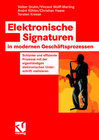 Buchcover Elektronische Signaturen in modernen Geschäftsprozessen