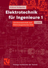 Buchcover Elektrotechnik für Ingenieure 1