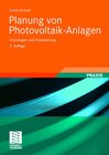 Buchcover Planung von Photovoltaik-Anlagen