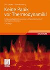 Buchcover Keine Panik vor Thermodynamik!