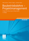 Buchcover Baubetriebslehre - Projektmanagement