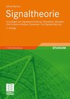 Buchcover Signaltheorie