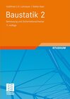 Buchcover Baustatik 2