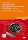 Buchcover Elektronisches Management motorischer Fahrzeugantriebe