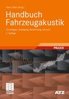 Buchcover Handbuch Fahrzeugakustik