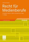 Buchcover Recht für Medienberufe