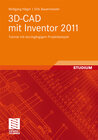 Buchcover 3D-CAD mit Inventor 2011