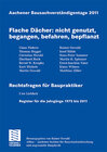 Buchcover Aachener Bausachverständigentage 2011