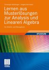 Buchcover Lernen aus Musterlösungen zur Analysis und Linearen Algebra
