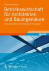 Buchcover Betriebswirtschaft für Architekten und Bauingenieure