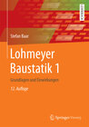 Buchcover Lohmeyer Baustatik 1