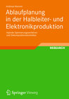 Buchcover Ablaufplanung in der Halbleiter- und Elektronikproduktion