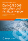 Buchcover Die HOAI 2009 verstehen und richtig anwenden