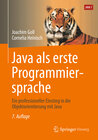 Buchcover Java als erste Programmiersprache
