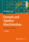 Buchcover Formeln und Tabellen Maschinenbau
