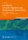 Buchcover Lernbuch Lineare Algebra und Analytische Geometrie
