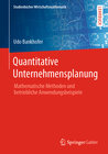 Buchcover Quantitative Unternehmensplanung