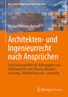 Buchcover Architekten- und Ingenieurrecht nach Ansprüchen