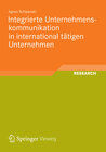 Buchcover Integrierte Unternehmenskommunikation in international tätigen Unternehmen