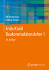 Buchcover Frick/Knöll Baukonstruktionslehre 1