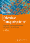 Buchcover Fahrerlose Transportsysteme
